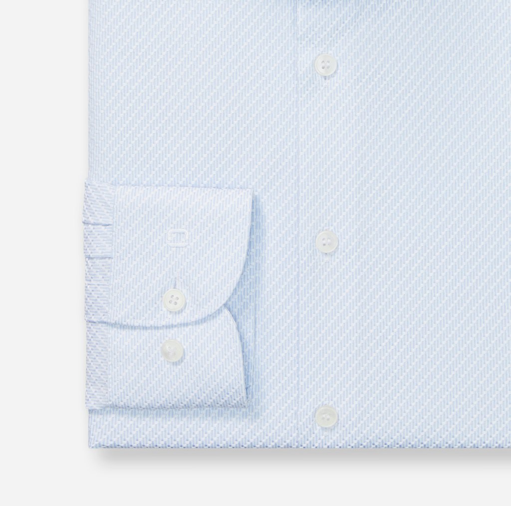 Olymp Herren Hemden lang Bleu