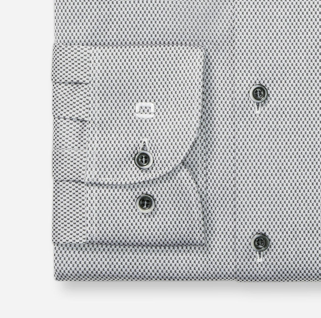 Olymp Herren Hemden lang Anthrazit