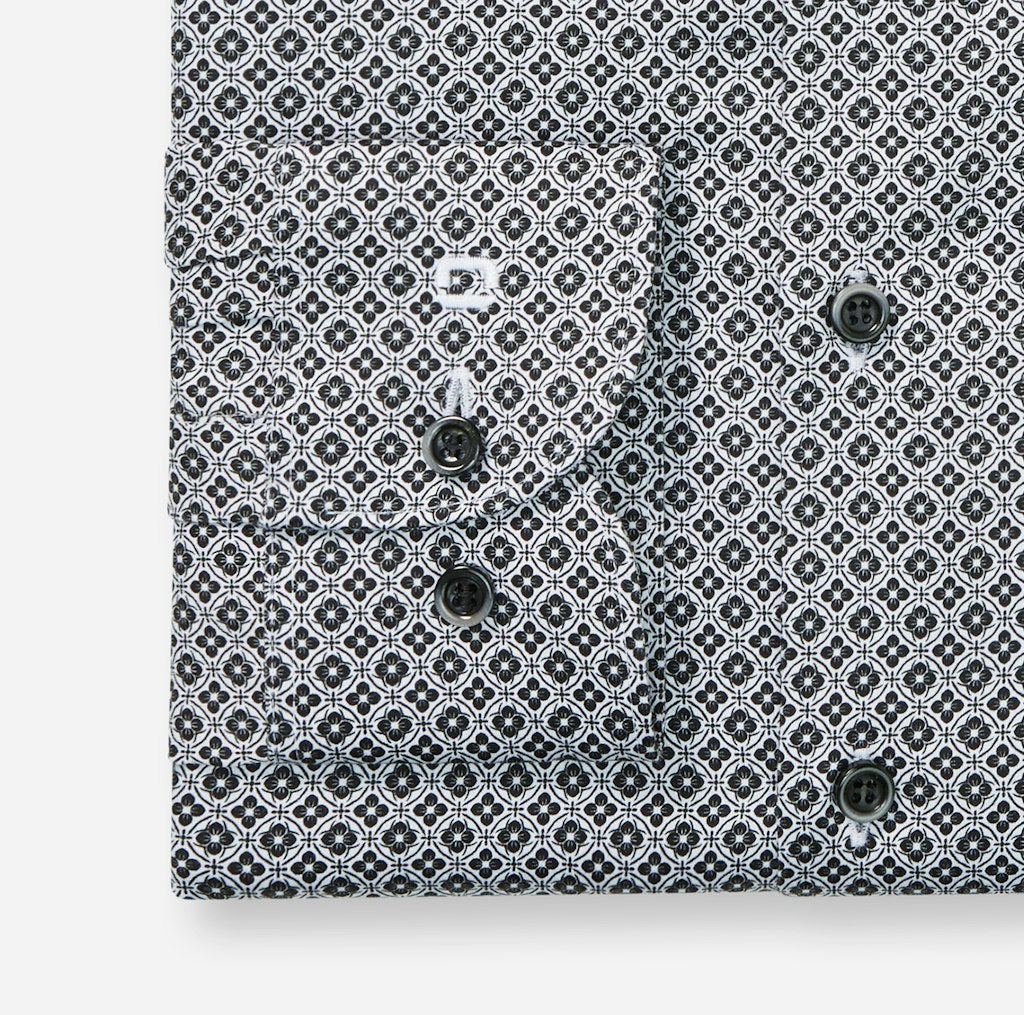 Olymp Herren Hemden lang  Schwarz