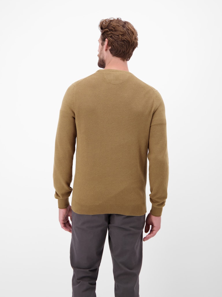 Lerros Herren Pullover Light Coffee