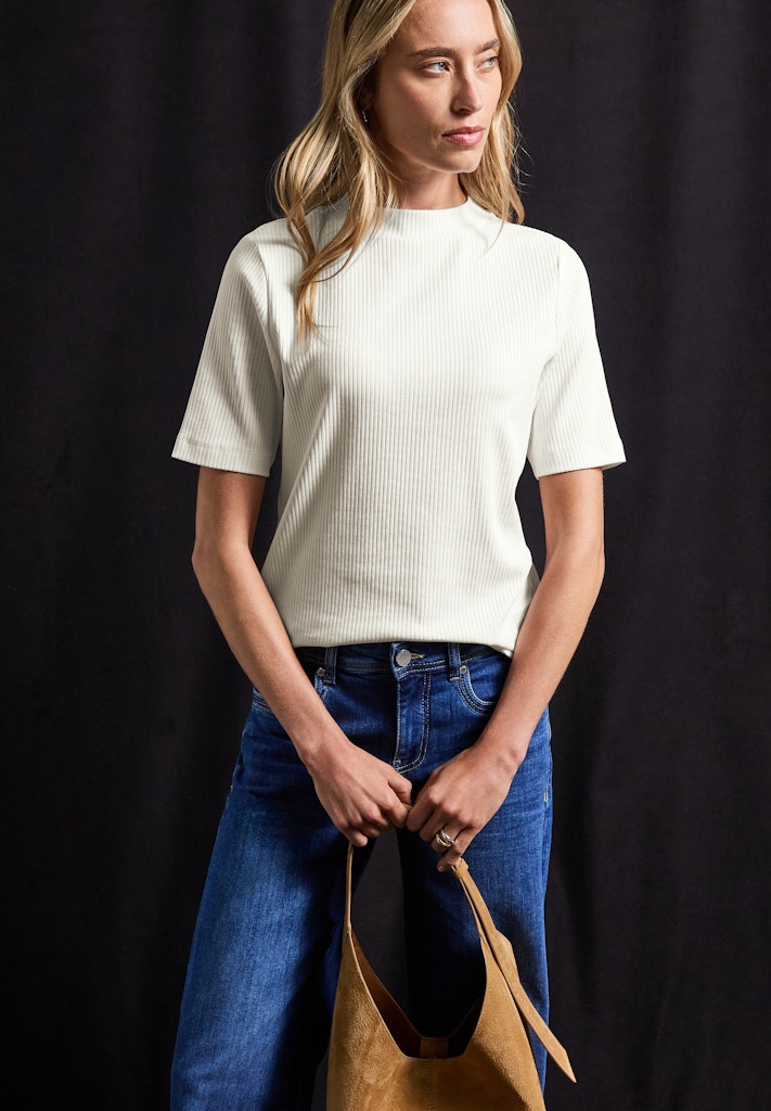 Street One Damen T-Shirts Off White