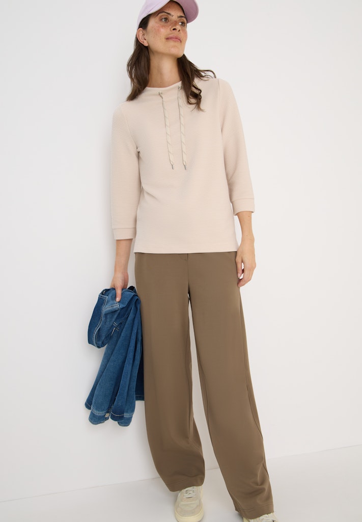 Cecil Damen T-Shirts Oat Milk