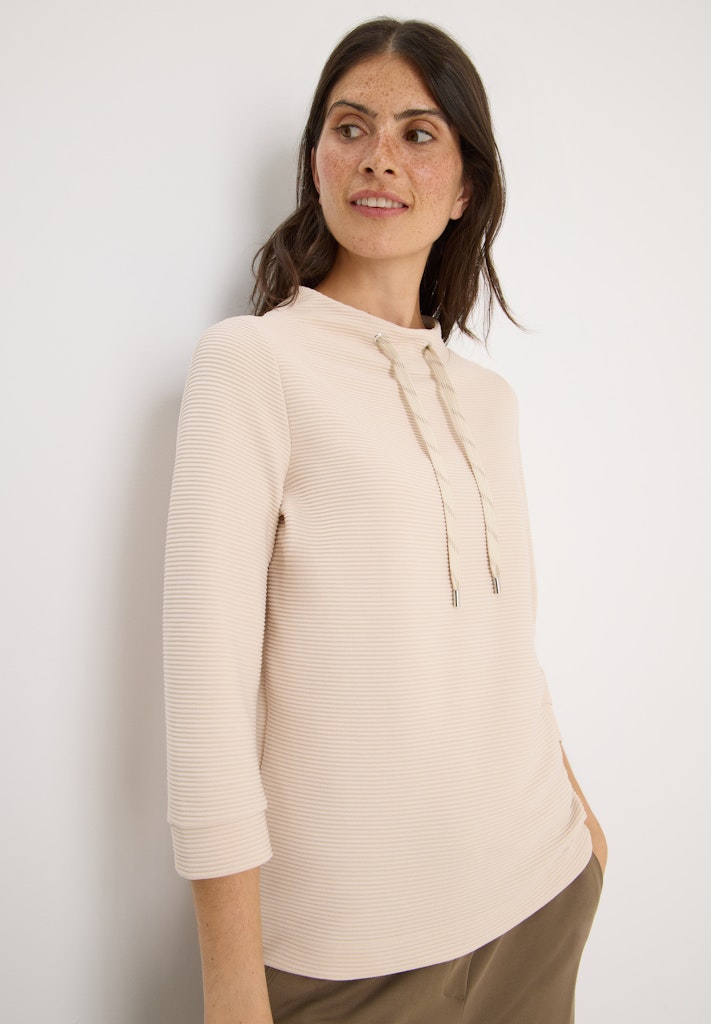 Cecil Damen T-Shirts  Oat Milk