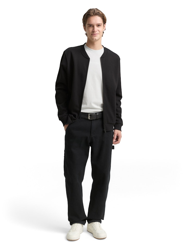 Tom Tailor denim Herren Sweatjacken Black