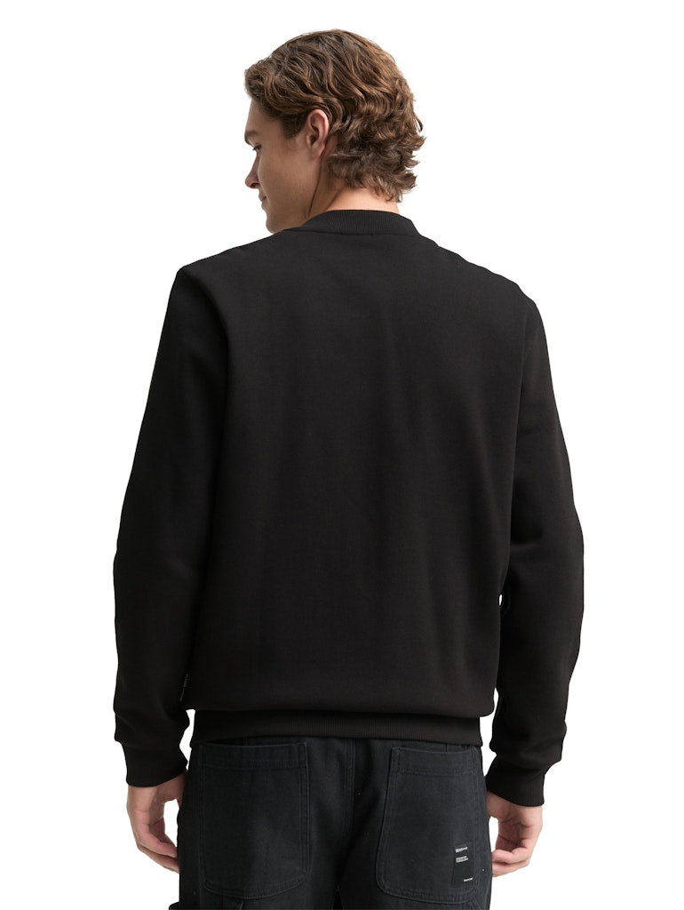 Tom Tailor denim Herren Sweatjacken Black