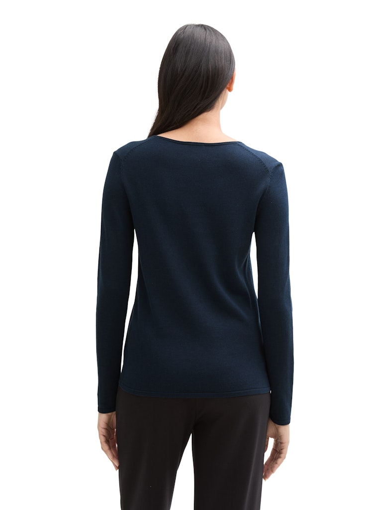 Tom Tailor Damen Sweatshirts Sky Captain Blu