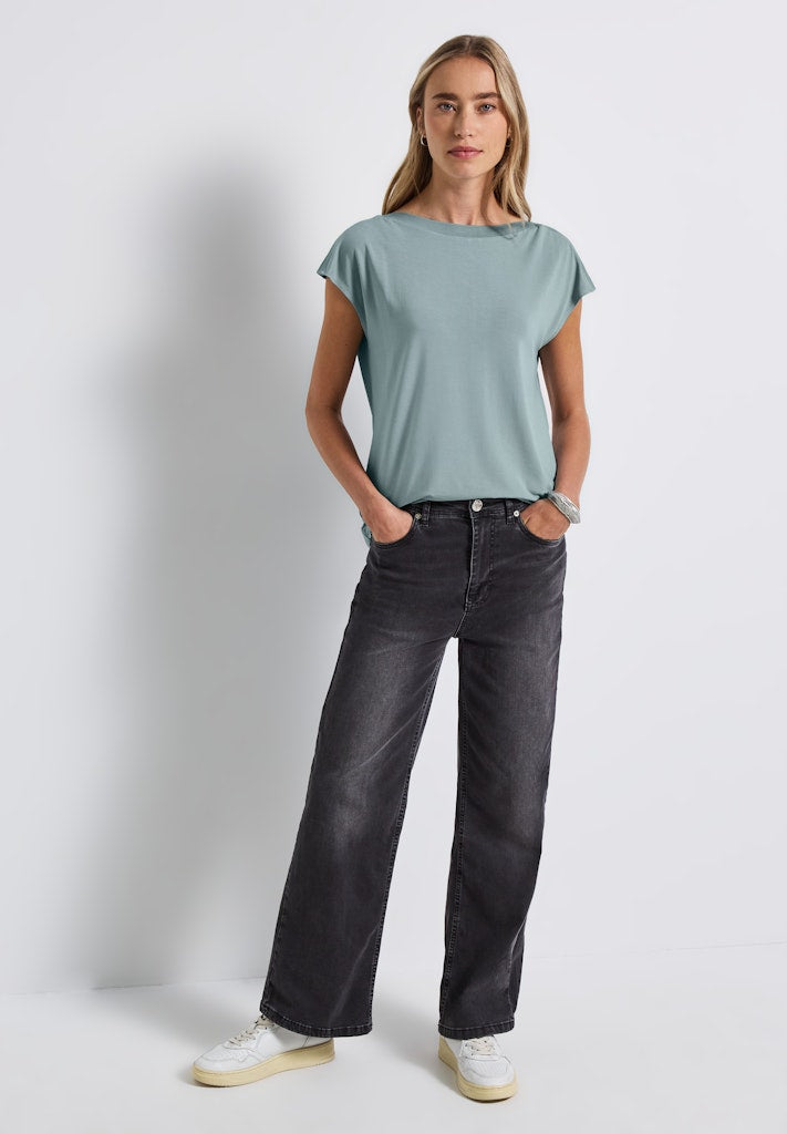 Street One Damen T-Shirts Arona Blu