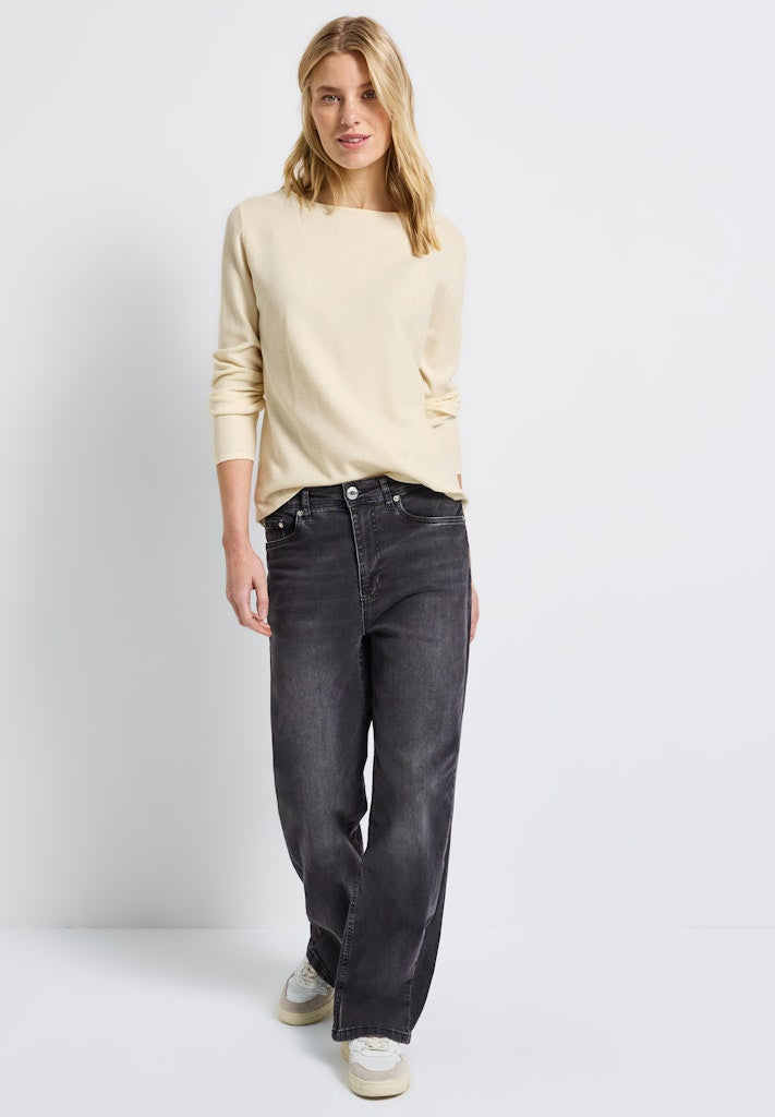 Street One Damen Pullover  Soft Beig