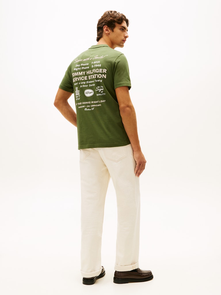 Tommy Hilfiger Herren T-Shirts kurz L Green