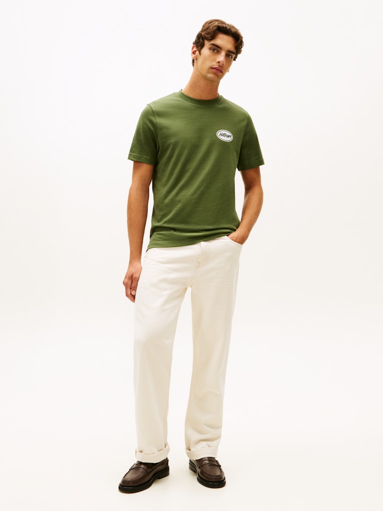 Tommy Hilfiger Herren T-Shirts kurz L Green