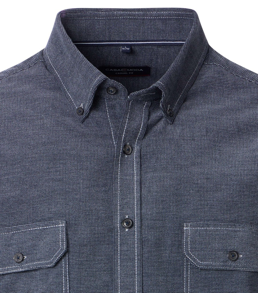Casa Moda Herren Hemden Blau