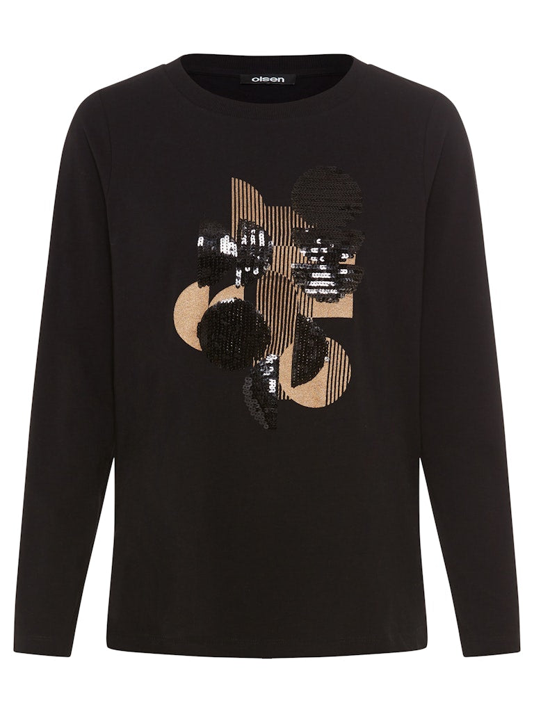 Olsen Damen T-Shirts  Black