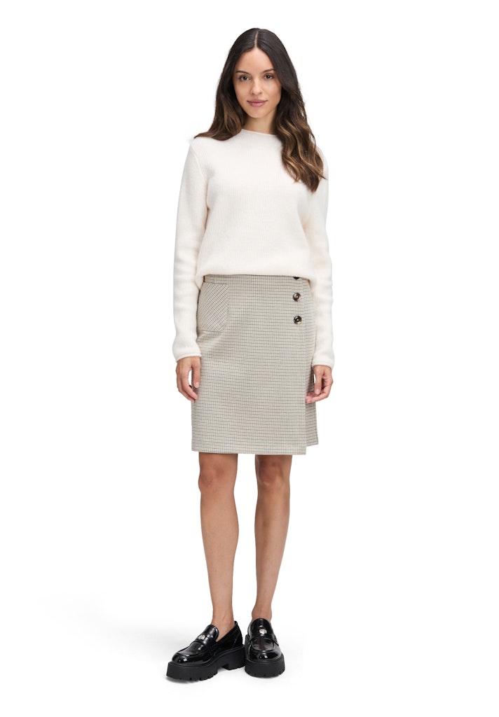 Cartoon Damen Pullover Beige Melange