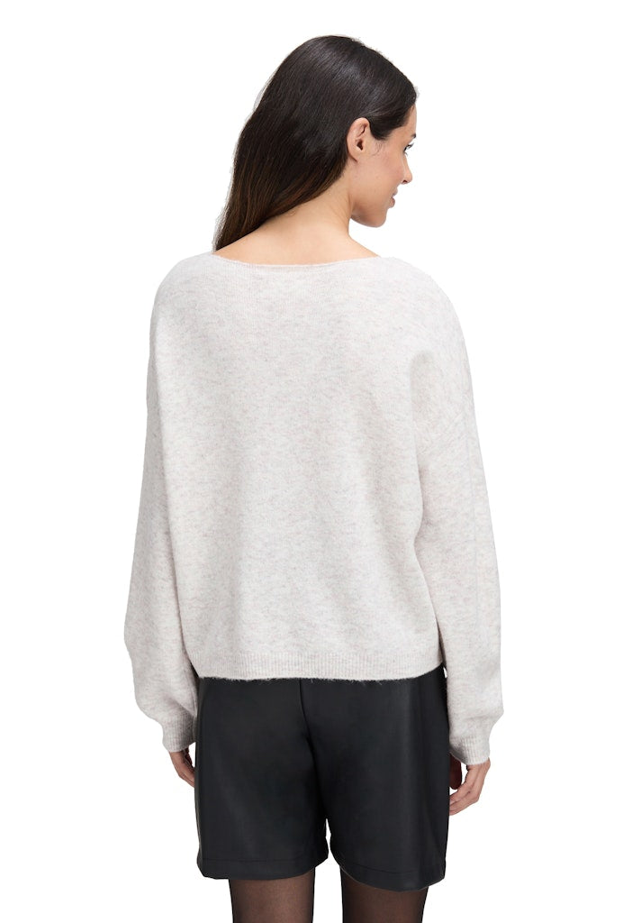 Cartoon Damen Pullover Beige Melange