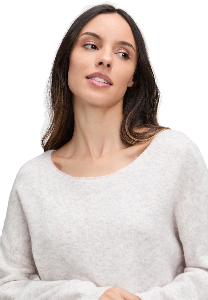 Cartoon Damen Pullover Beige Melange