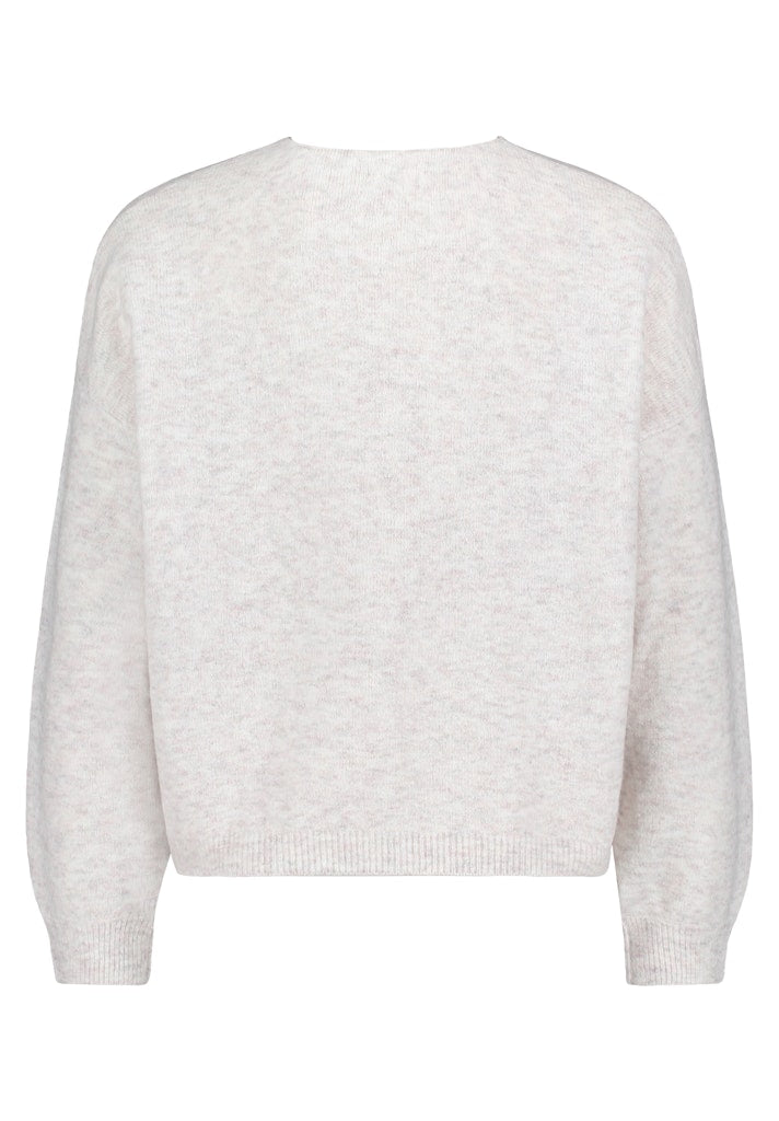 Cartoon Damen Pullover Beige Melange