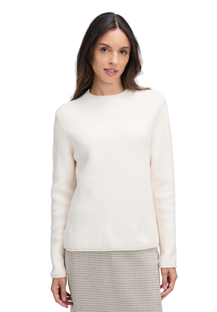 Cartoon Damen Pullover Beige Melange