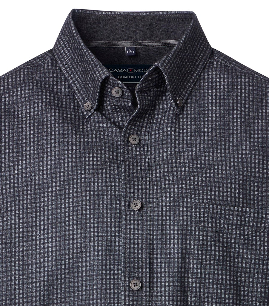 Casa Moda Herren Hemden Anthrazit
