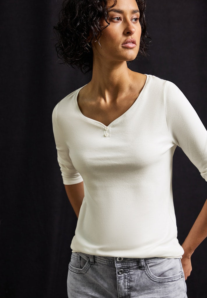 Street One Damen T-Shirts  Off White