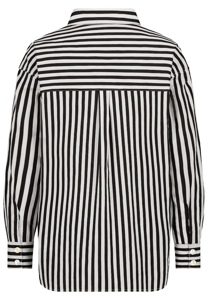 eight2nine Damen Blusen Stripes: Black-