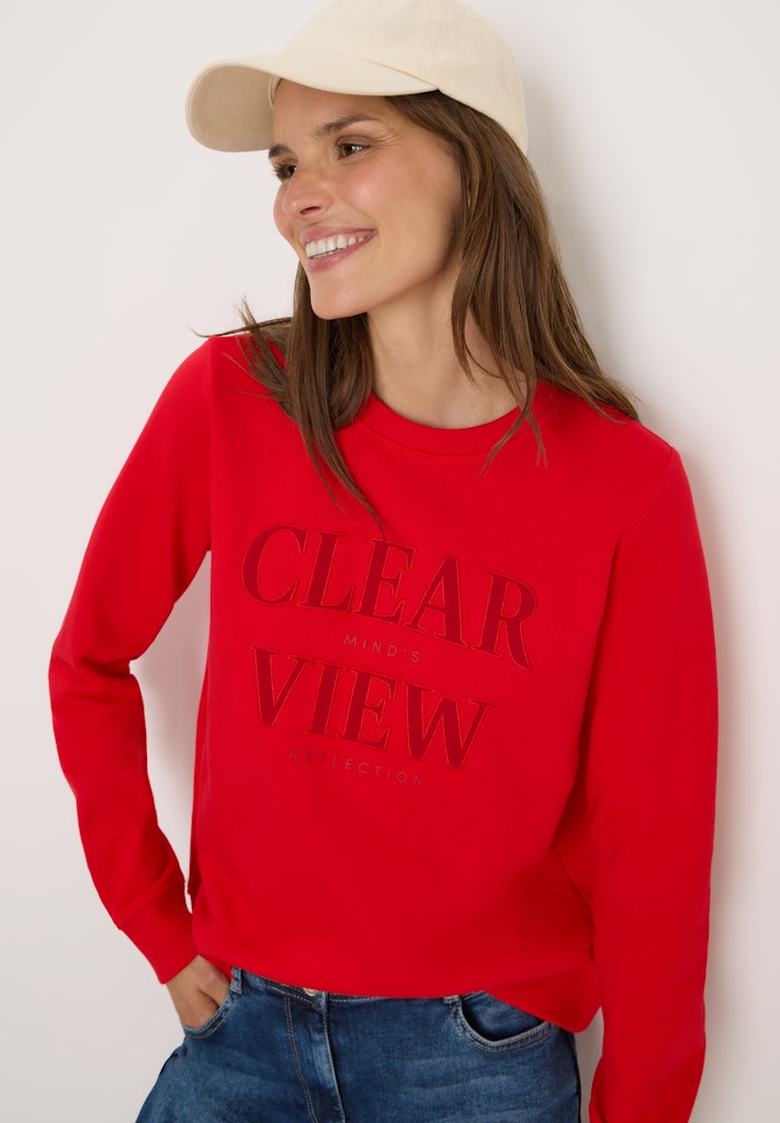 Cecil Damen Pullover  Fiery Red
