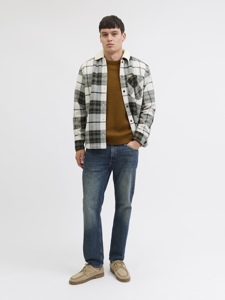 Jack & Jones Herren Hemden lang Dusty Olive