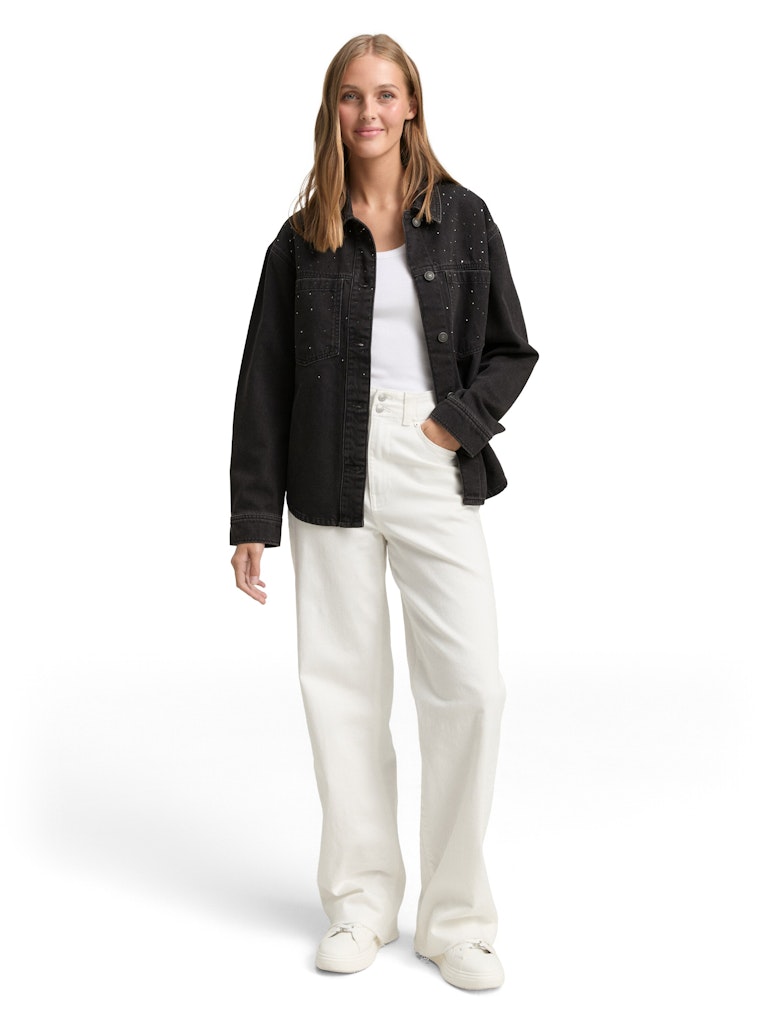 Tom Tailor denim Damen Jacken Black Stone Was