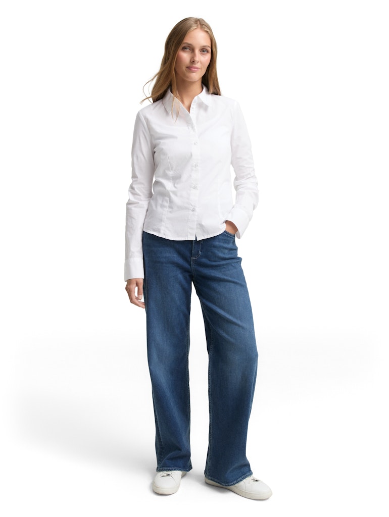 Tom Tailor denim Damen Blusen White