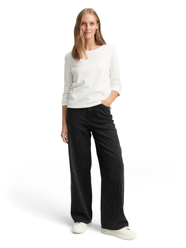 Tom Tailor denim Damen Jeans Black Stone Was