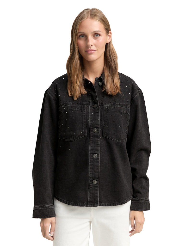 Tom Tailor denim Damen Jacken Black Stone Was