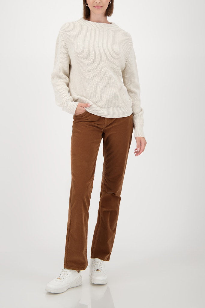 Monari Damen Pullover Almond