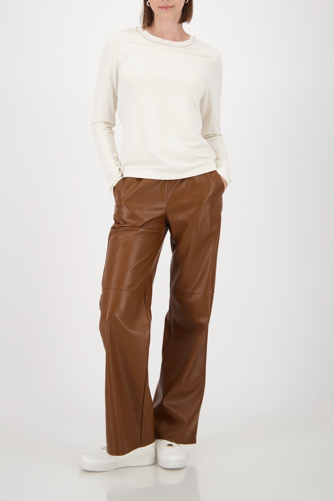 Monari Damen T-Shirts  Almond