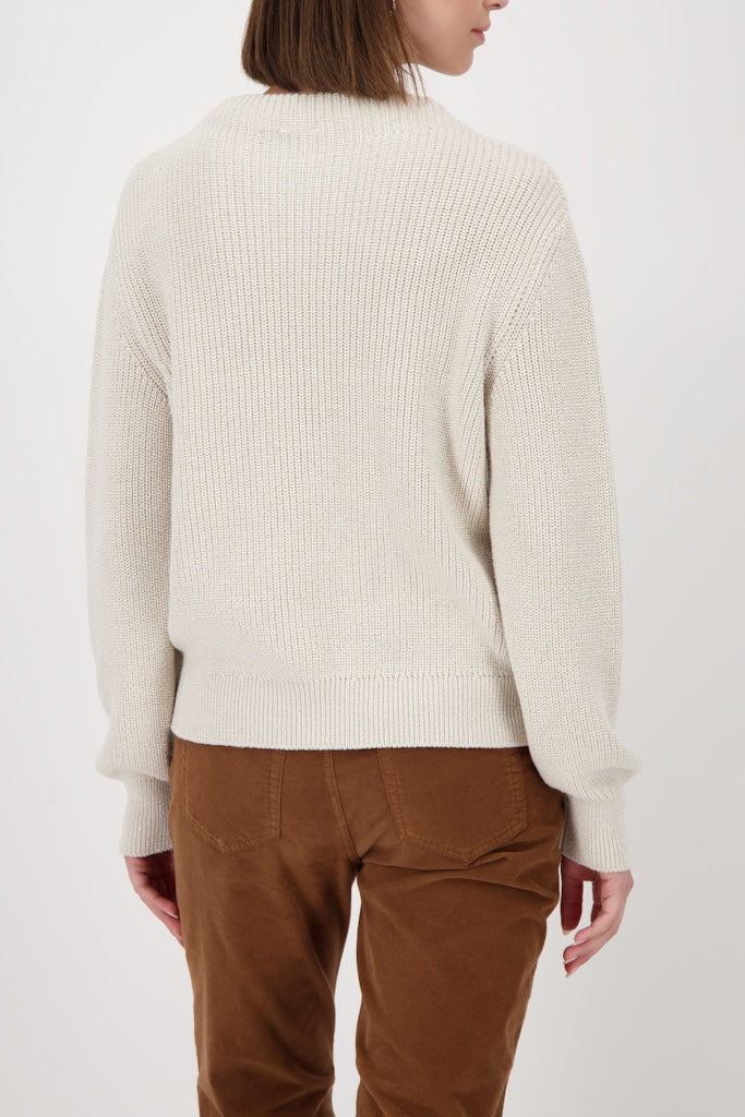 Monari Damen Pullover Almond