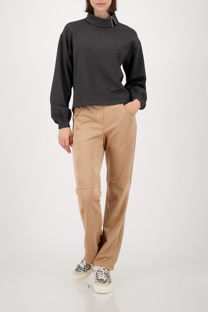 Monari Damen T-Shirts Anthra Mela