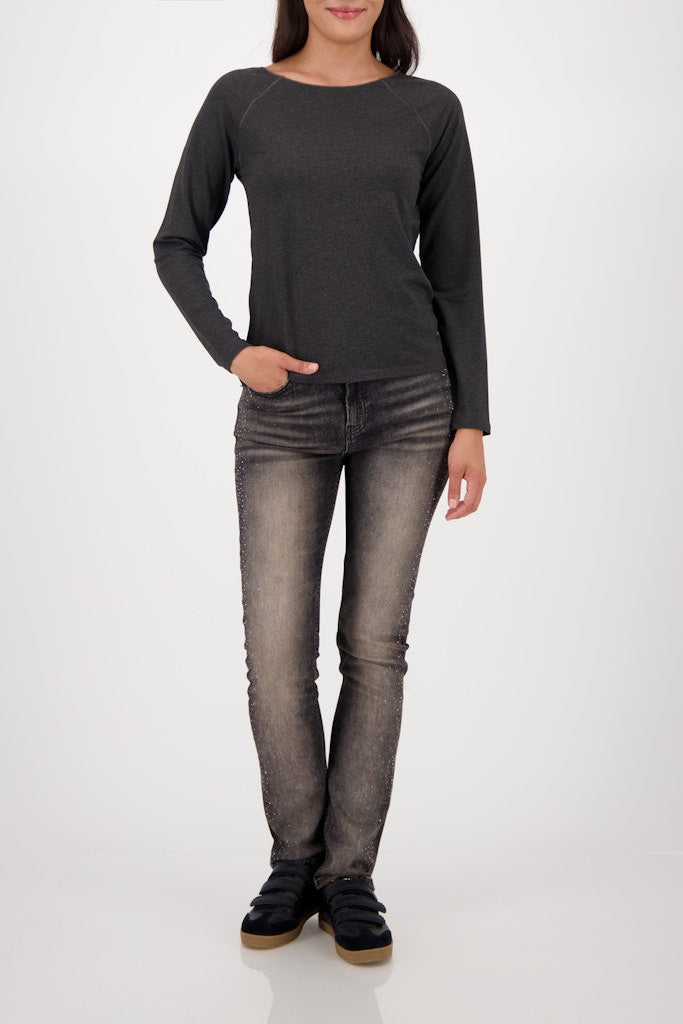 Monari Damen T-Shirts Anthra Mela