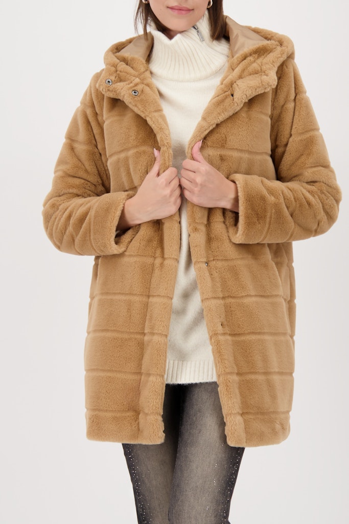 Monari Damen Mantel  Cognac