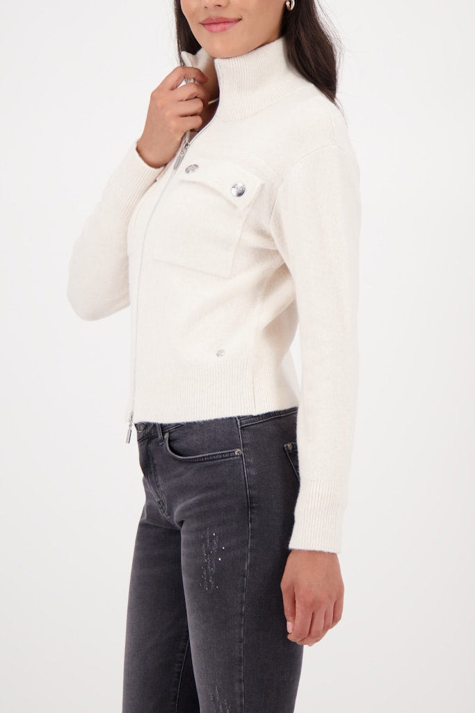 Monari Damen Strickjacken  Almond