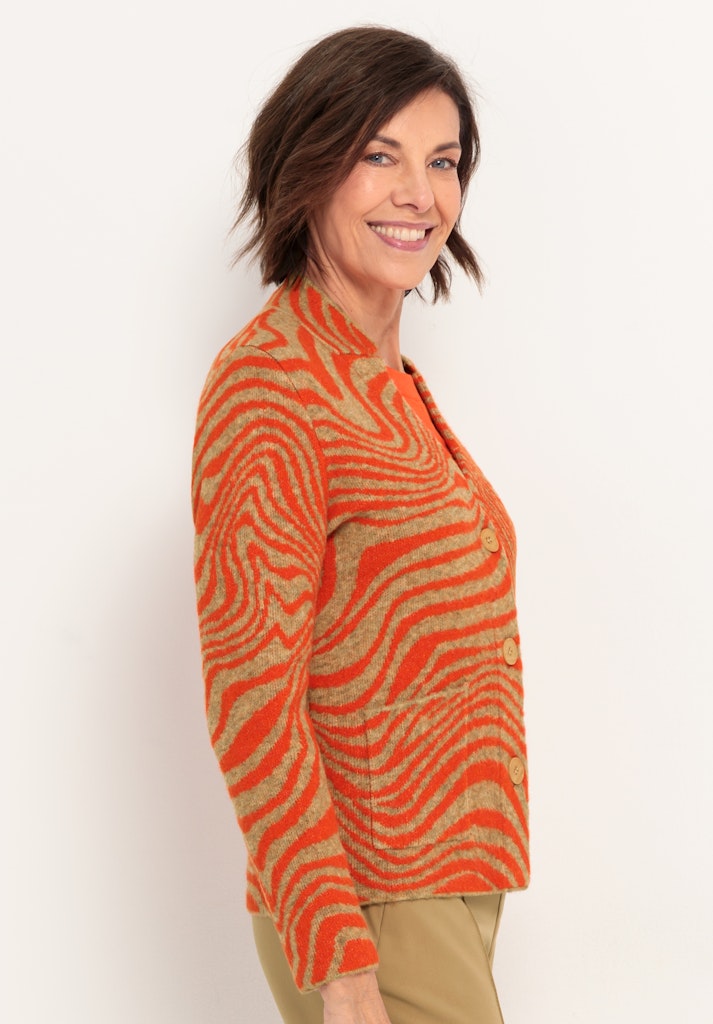 Bianca Damen Pullover Red Mix