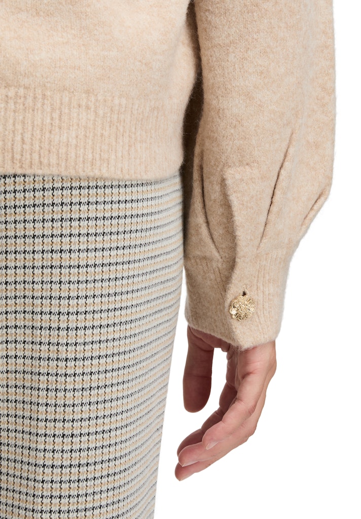 Cartoon Damen Pullover Beige Melange