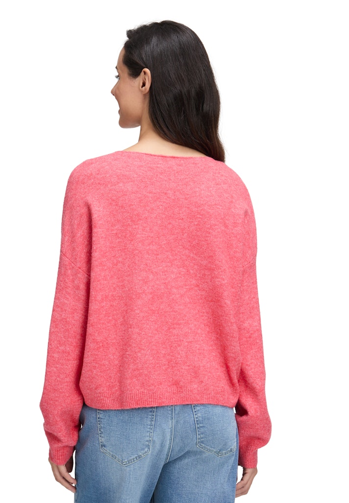 Cartoon Damen Pullover Bright Red Mela