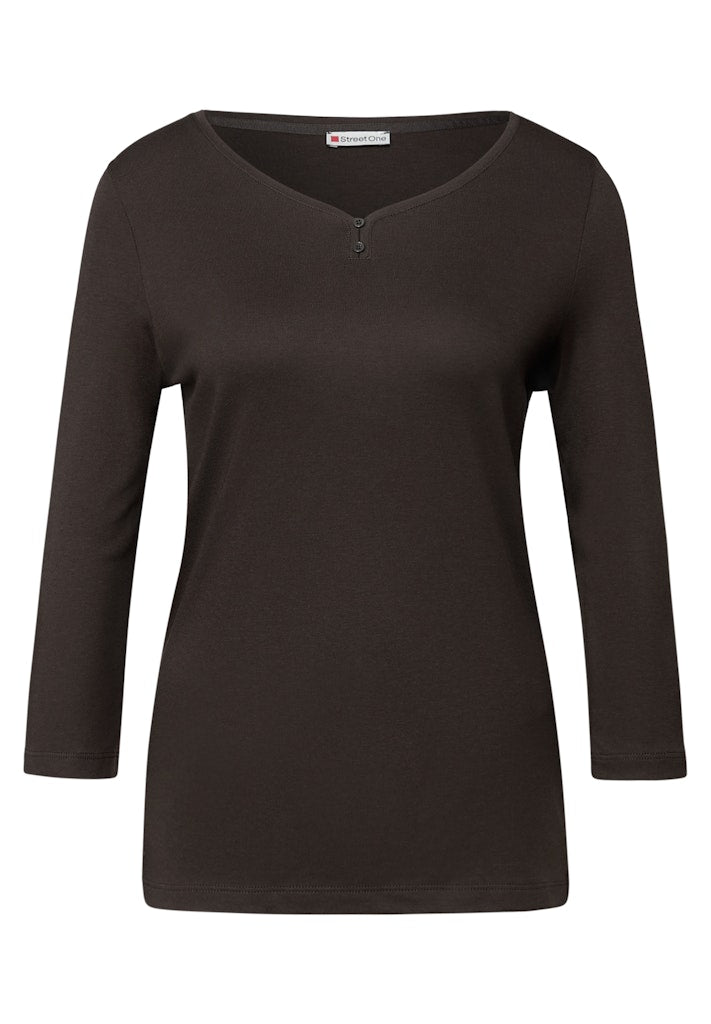 Street One Damen T-Shirts  Deep Roas