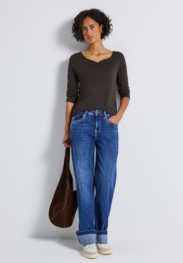 Street One Damen T-Shirts Deep Roas