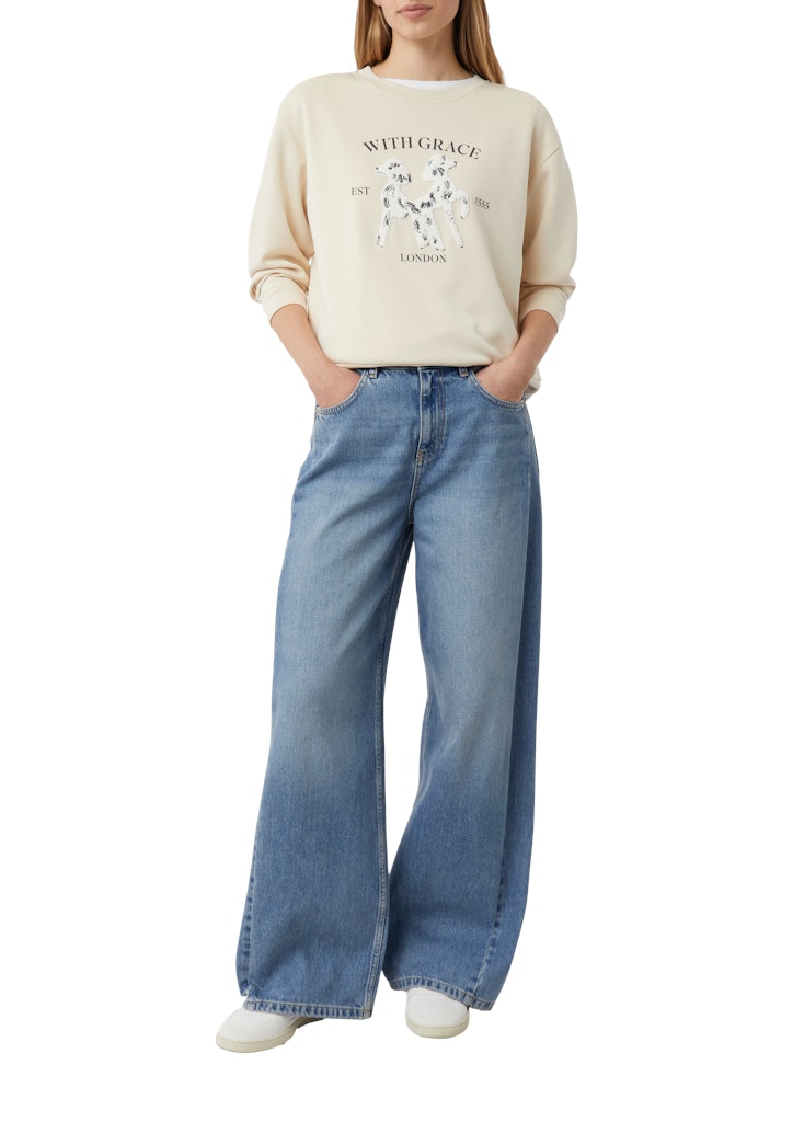 Comma Damen Sweatshirts Brown