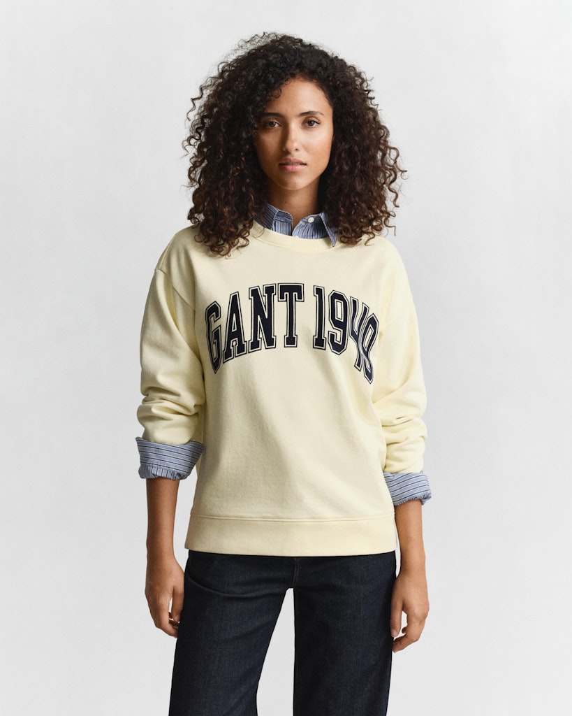 Gant Damen Sweatshirts  Vanilla Yel