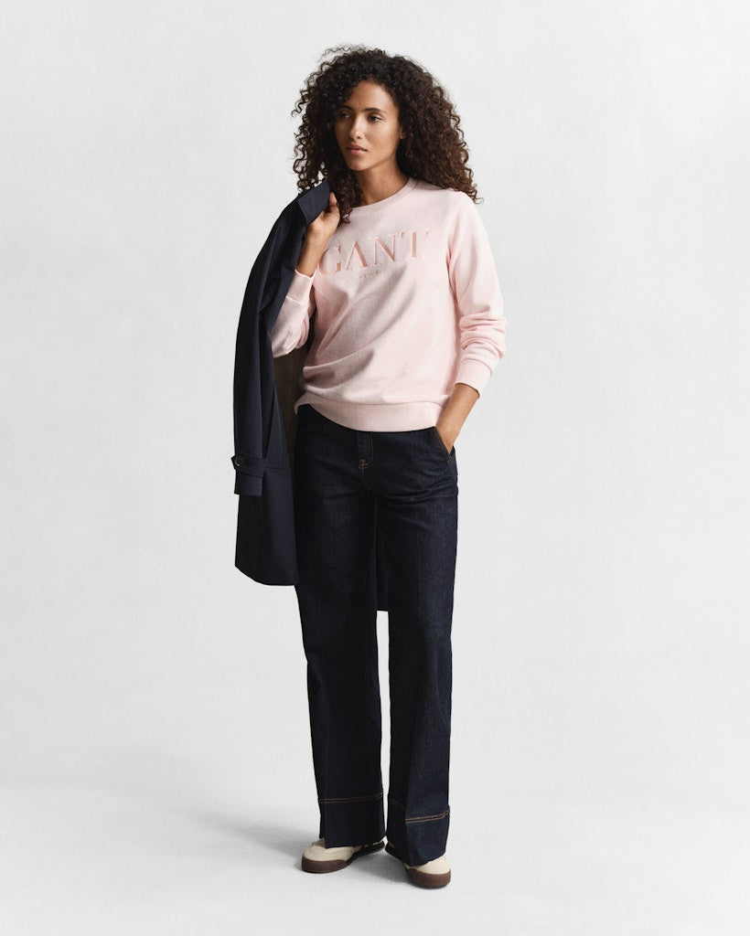 Gant Damen Sweatshirts Apricot Pin