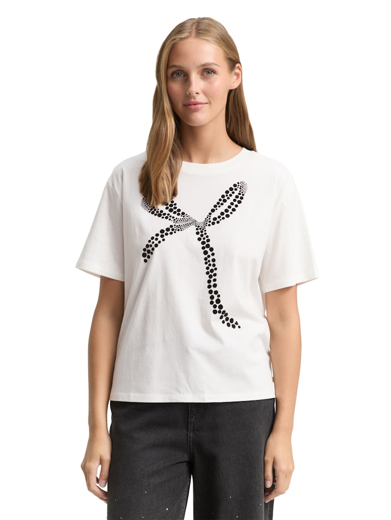 Tom Tailor denim Damen T-Shirts Off White