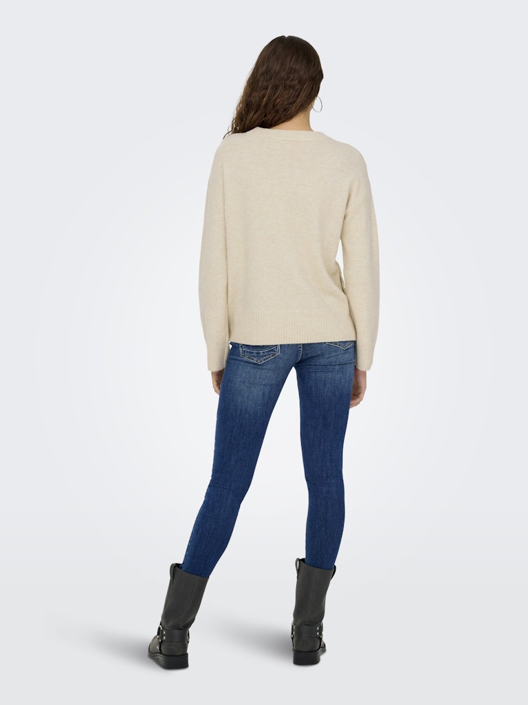 Only Damen Pullover Birch/Melange/G