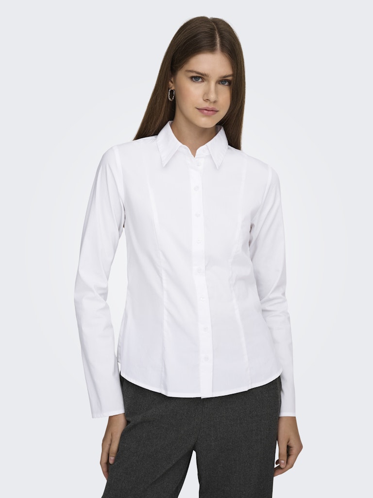 only Damen Blusen Bright White