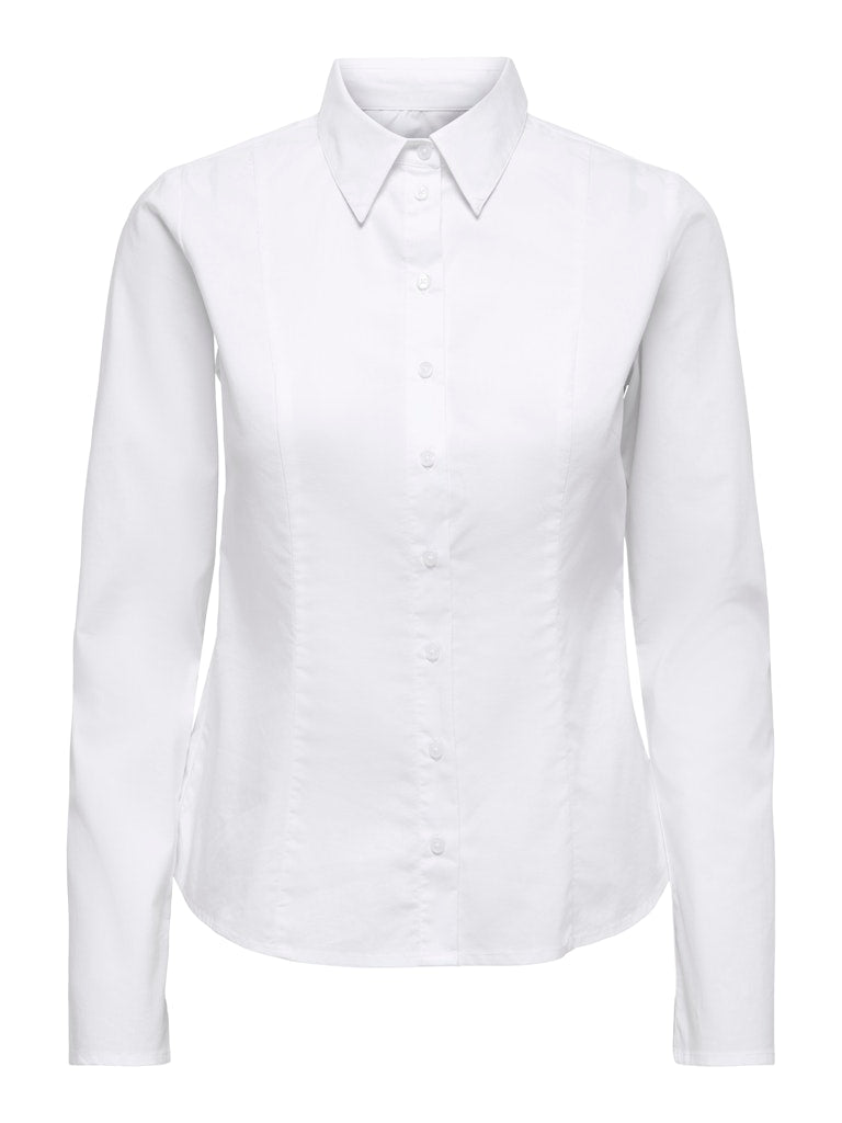 only Damen Blusen Bright White