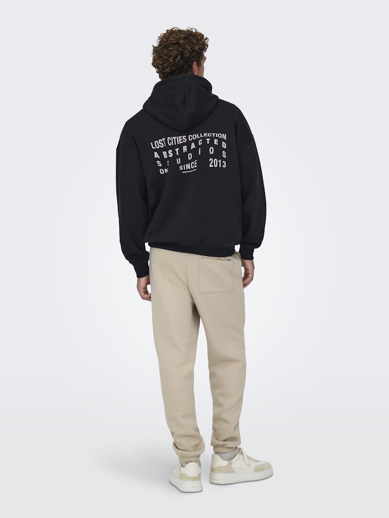 Only & Sons Herren Sweatshirts Black/Lost Citi